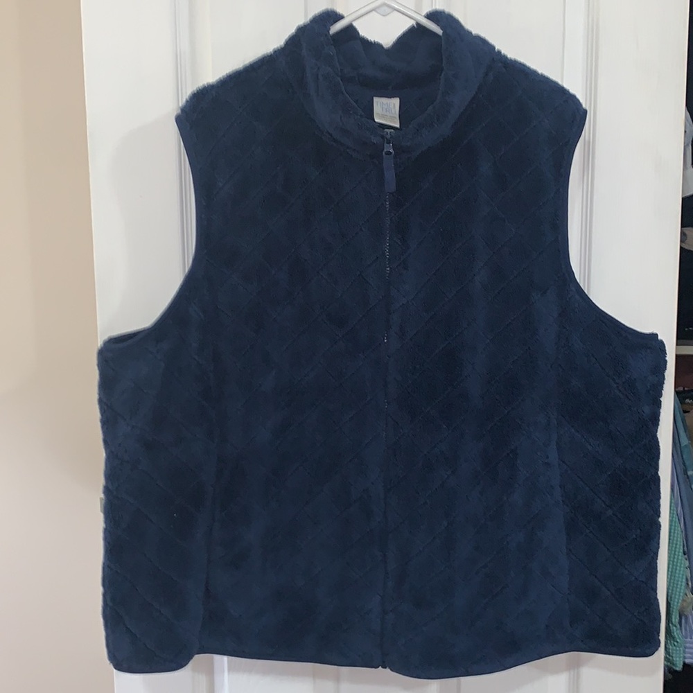 Women’s 2XL Time & Tru Blue Fleece Vest